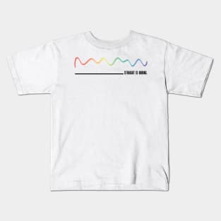 Straight Is Boring - LBGTQ+ Kids T-Shirt